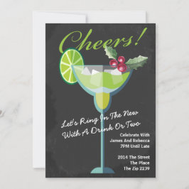 Green Cocktail Party Personalisiert Einladung