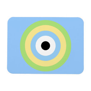 Green Combining Bullseye von Shirley Taylor Magnet