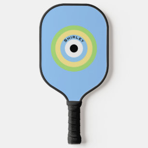 Green Combining Bullseye von Shirley Taylor Pickleball Schläger