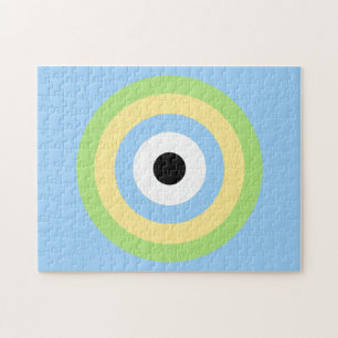 Green Combining Bullseye von Shirley Taylor Puzzle