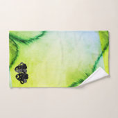 Green Comedy und Tragedy Theater Design Badhandtuch Set (Handtuch)