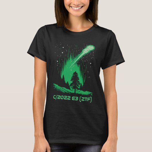 Green Comet  C2022 E3 ZTF T-Shirt (Vorderseite)