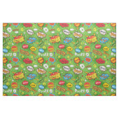 Green Comic Book Fabric Stoff (Fat Quarter (45,7 x 55,9 cm))