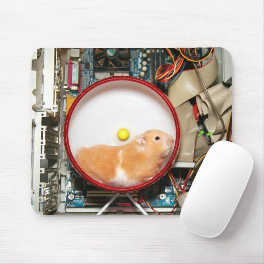 Green-Computer-Power Mousepad (Mit Mouse)