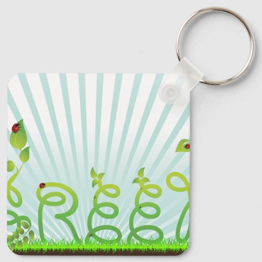 Green Concept Schlüsselanhänger (Rückseite)