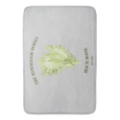 Green Conch Muschel Bad Mat Badematte (Vorderseite Vertikal)