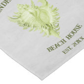 Green Conch Muschel Kurz Table Runner Kurzer Tischläufer (Ecke)