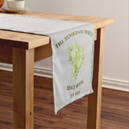 Green Conch Muschel Kurz Table Runner Kurzer Tischläufer