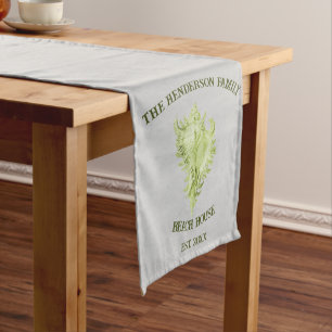 Green Conch Muschel Kurz Table Runner Kurzer Tischläufer