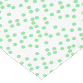 Green Confetti / Punkt Kurzer Tischläufer (Ecke)