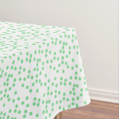 Green Confetti / Punkt Tischdecke (Beispiel)