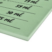 Green Conversion Chart Küchenmessung Schneidebrett (Ecke)