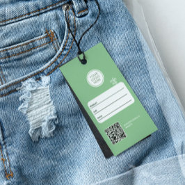 Green Corporate Gift Tag Geschenkanhänger