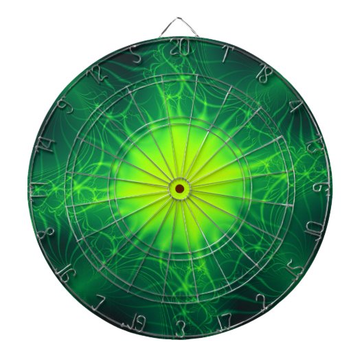 Green Cosmic Dart Board Dartscheibe (vorne)