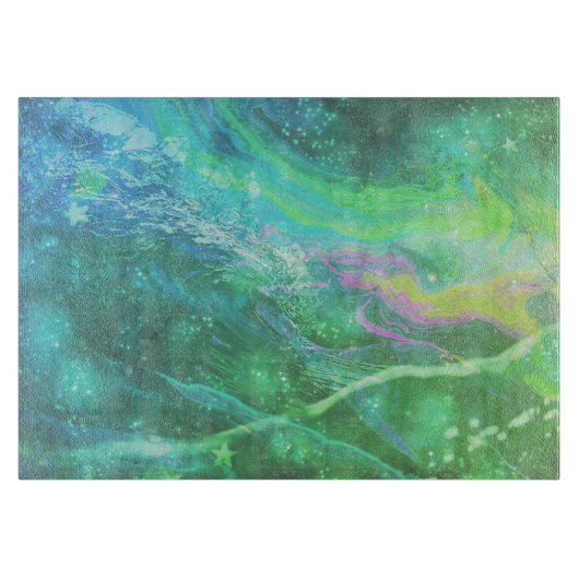 Green Cosmic Hurricane Schneidebrett (Vorderseite)