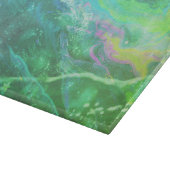 Green Cosmic Hurricane Schneidebrett (Ecke)