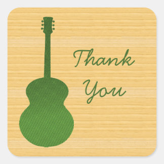 Green Country Gitarre danke Ihnen Stickers