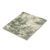 Green Countryside Hot Air Balloon Toile (6) Fliese (Seite)