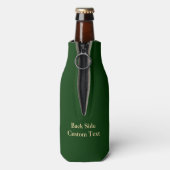 Green Crab Celtic Knot Flaschenkühler (Flasche Rückseite)