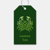 Green Crab Celtic Knot Geschenkanhänger (Vorderseite)