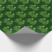Green Crab Celtic Knot Geschenkpapier (Ecke)