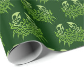 Green Crab Celtic Knot Geschenkpapier (Rolleneckpunkt)