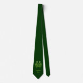Green Crab Celtic Knot Krawatte (Vorderseite)