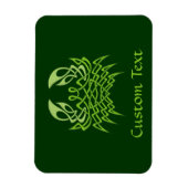 Green Crab Celtic Knot Magnet (Vertikal)