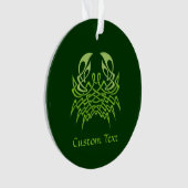 Green Crab Celtic Knot Ornament (Vorderseite)