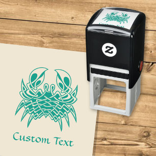 Green Crab Celtic Knot Permastempel