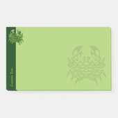 Green Crab Celtic Knot Post-it Klebezettel (Vorderseite)