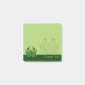 Green Crab Celtic Knot Post-it Klebezettel (Vorderseite)