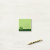 Green Crab Celtic Knot Post-it Klebezettel (Auf Schreibtisch)
