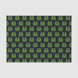 Green Crab Celtic Knot Seidenpapier