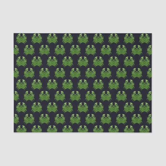 Green Crab Celtic Knot Seidenpapier (Vorderseite)