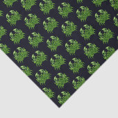 Green Crab Celtic Knot Seidenpapier (Ausschnitt)