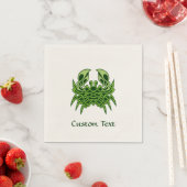 Green Crab Celtic Knot Serviette (Beispiel)