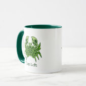 Green Crab Celtic Knot Tasse (Vorderseite Links)
