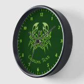 Green Crab Celtic Knot Uhr (Winkel)