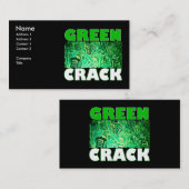 GREEN CRACK VISITENKARTE (Vorne/Hinten)