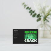 GREEN CRACK VISITENKARTE (Stehend Vorderseite)