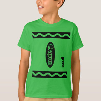 Green Crayon Box Halloween-Party Group Kostüm T-Shirt