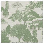 Green Cream Christmas Winter Wonderland 15" Stoff (Muster)