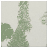 Green Cream Christmas Winter Wonderland 30" Stoff (Nahaufnahme)