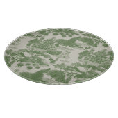 Green Cream Christmas Winter Wonderland Schneidebrett (Ecke)