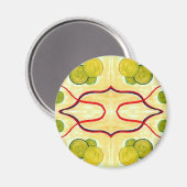 Green Cream Float Magnet (Vorderseite/Rückseite)