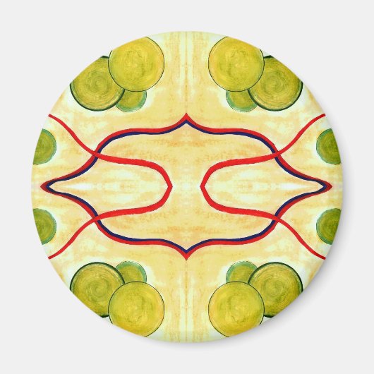 Green Cream Float Magnet (Vorne)