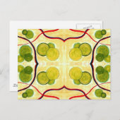 Green Cream Float Postcard Postkarte (Vorne/Hinten)