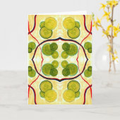 Green Creme Float Grußkarte Karte (Gelbe Blume)