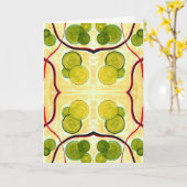 Green Creme Float Grußkarte Karte (Gelbe Blume)